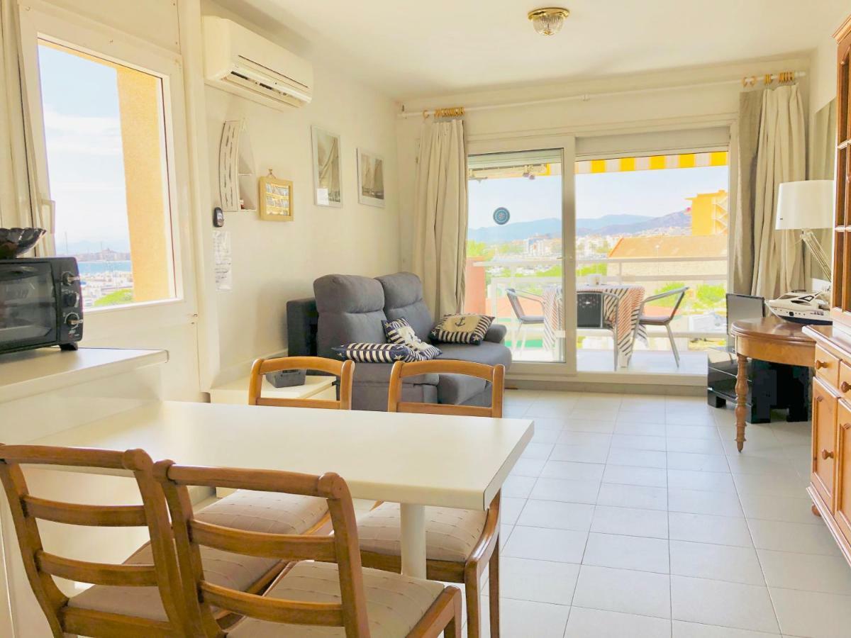 罗萨斯Roc Mar 7 2A - Apartamento Cerca Del Centro Y De La Playa - Terraza Con Vistas Al Mar Y Al Puerto公寓 外观 照片