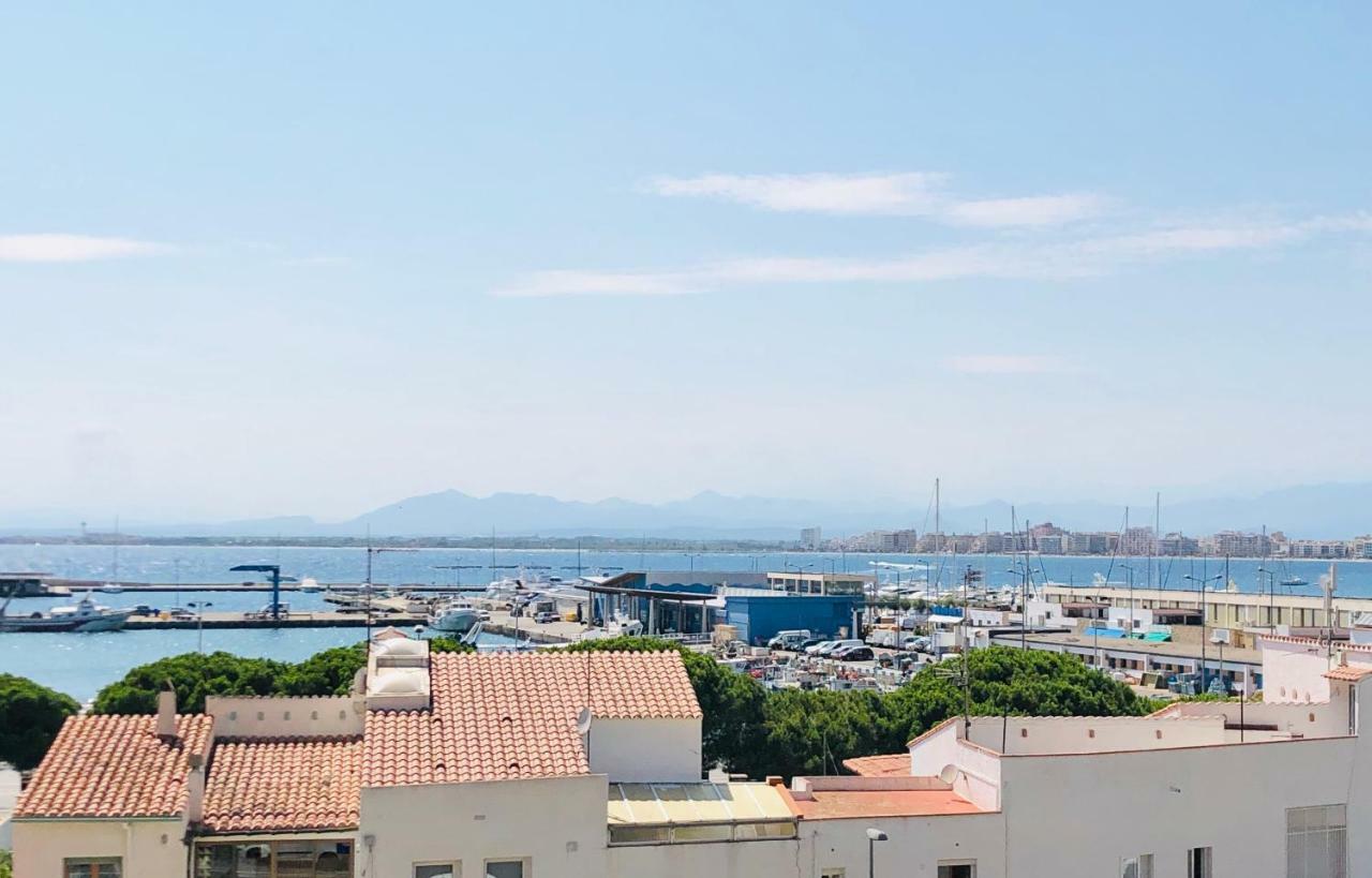 罗萨斯Roc Mar 7 2A - Apartamento Cerca Del Centro Y De La Playa - Terraza Con Vistas Al Mar Y Al Puerto公寓 外观 照片